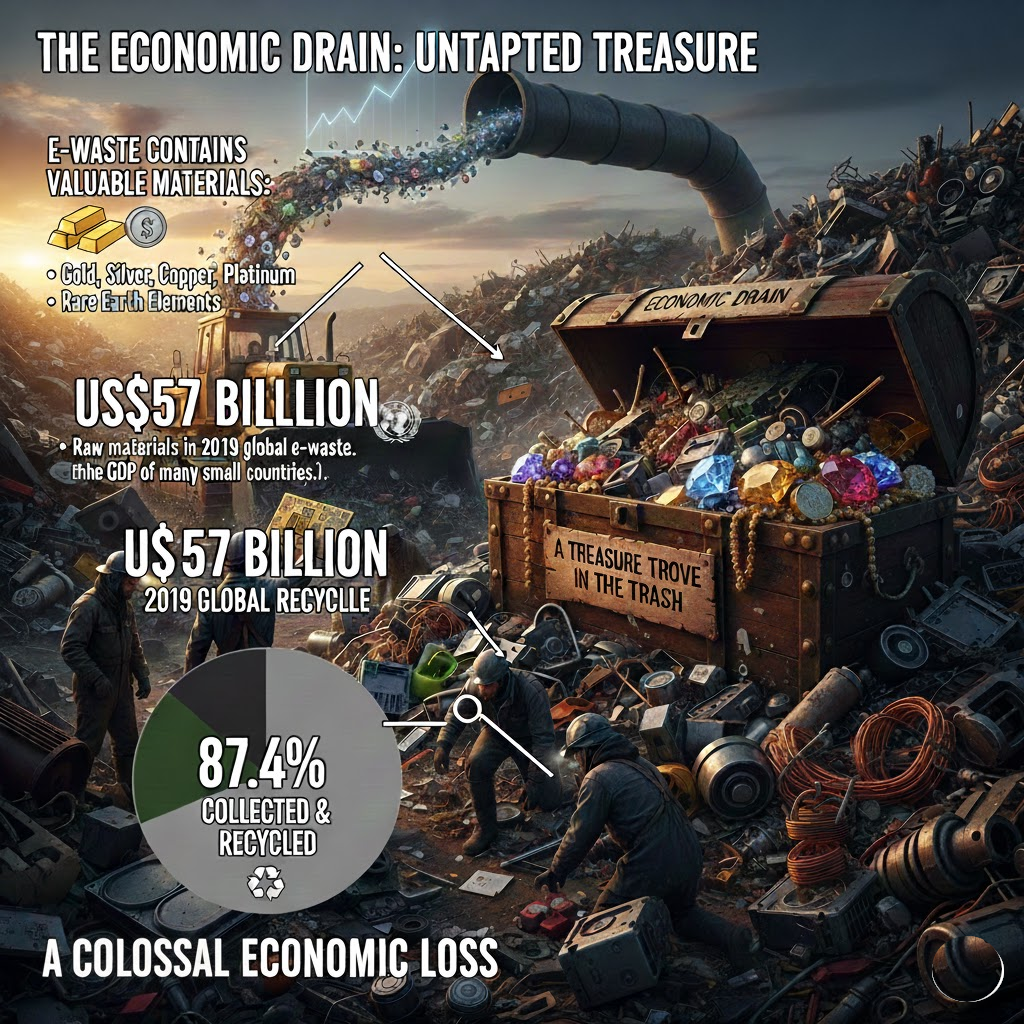 The Economic Drain: A Treasure Trove in the Trash